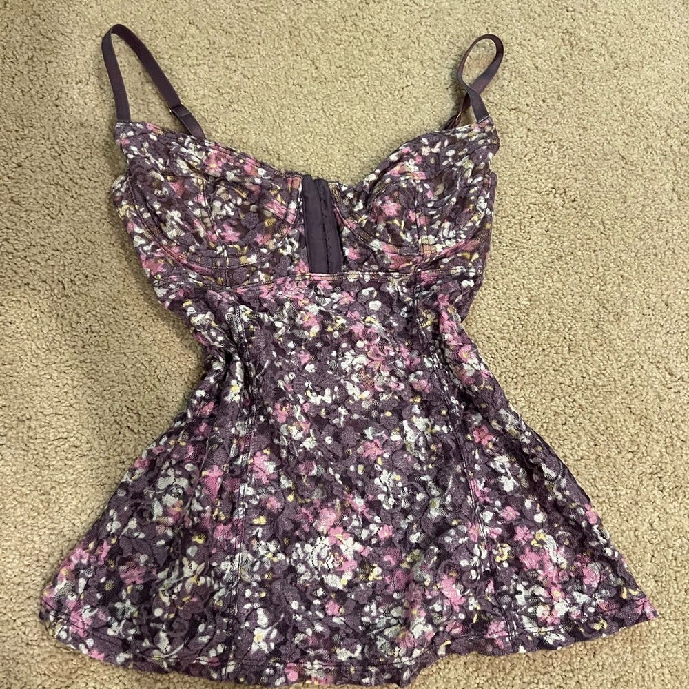 Floral Vintage Moda International Camisole Top